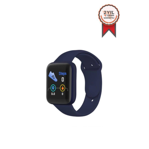 Torima Y68 Watch Nabız Ölçer Çok Fonksiyonlu Bt Akıllı Saat Lacivert