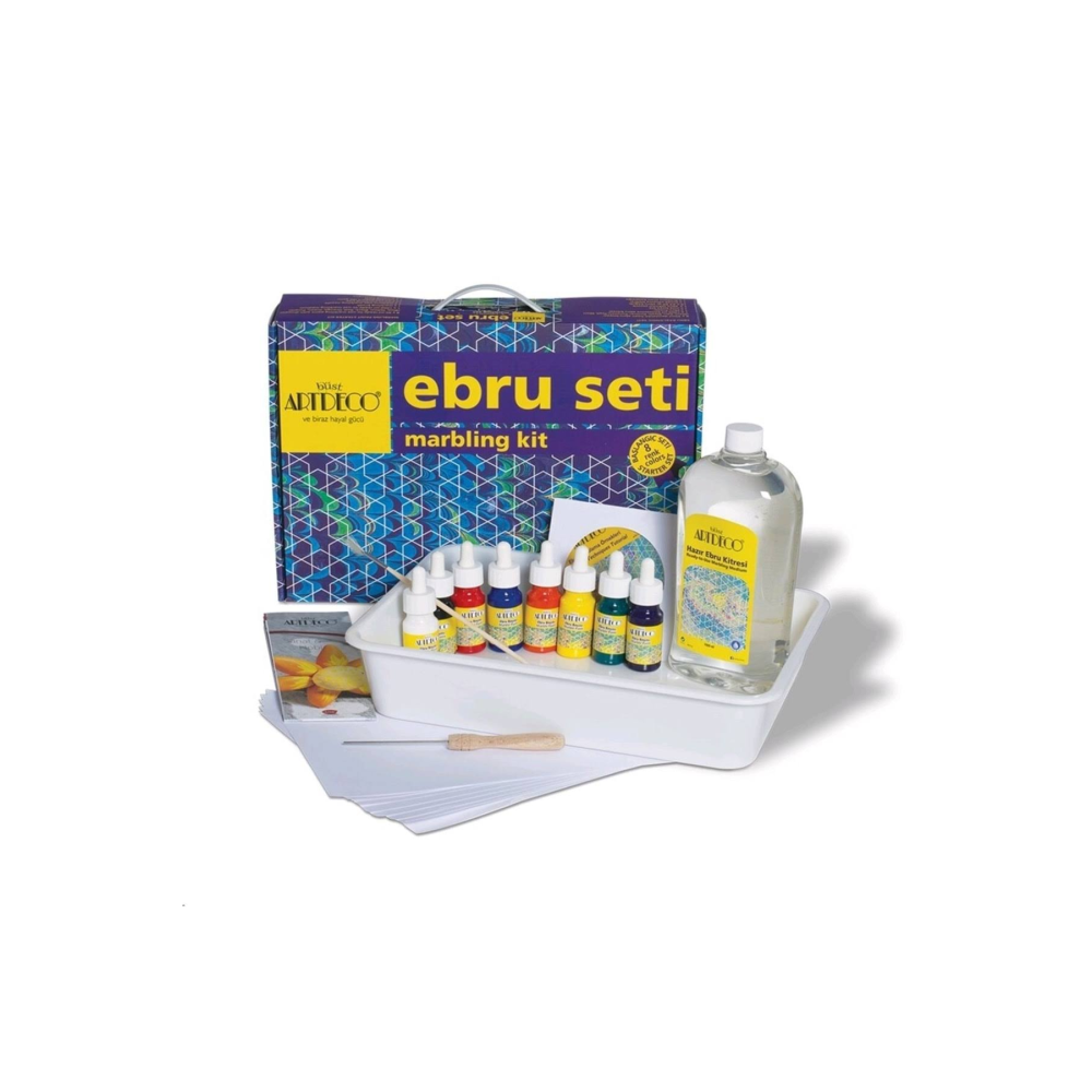 ArtDeco Ebru Başlangıç Seti 8 Renk