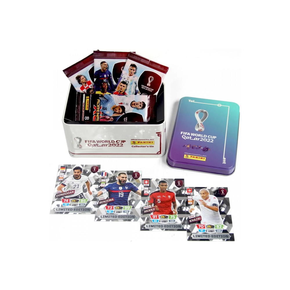 FIFA World Cup Katar 2022 Tin Box Futbolcu Kartları