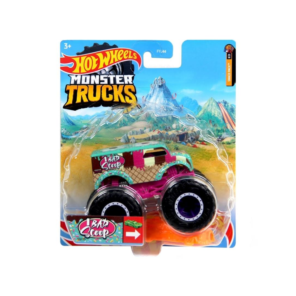 HOT WHEELS Fyj44 , Monster Trucks 1:64 Arabalar
