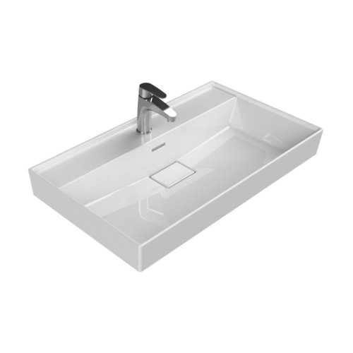 Cerastyle 80 cm Sharp Etajerli Lavabo (TURKUAZ.037300-u)