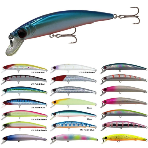 Tora Minnow 88f Maket Balık 8.8cm 6g Suni Yem 6gr-8.8cm-bordo-beyaz-14