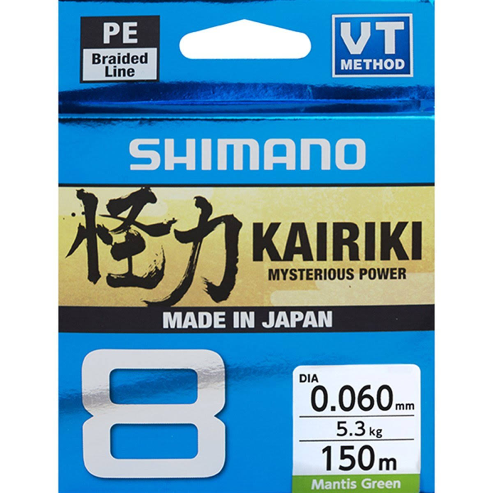 Shimano Kairiki 8 150m Mantis Green Ip Misina