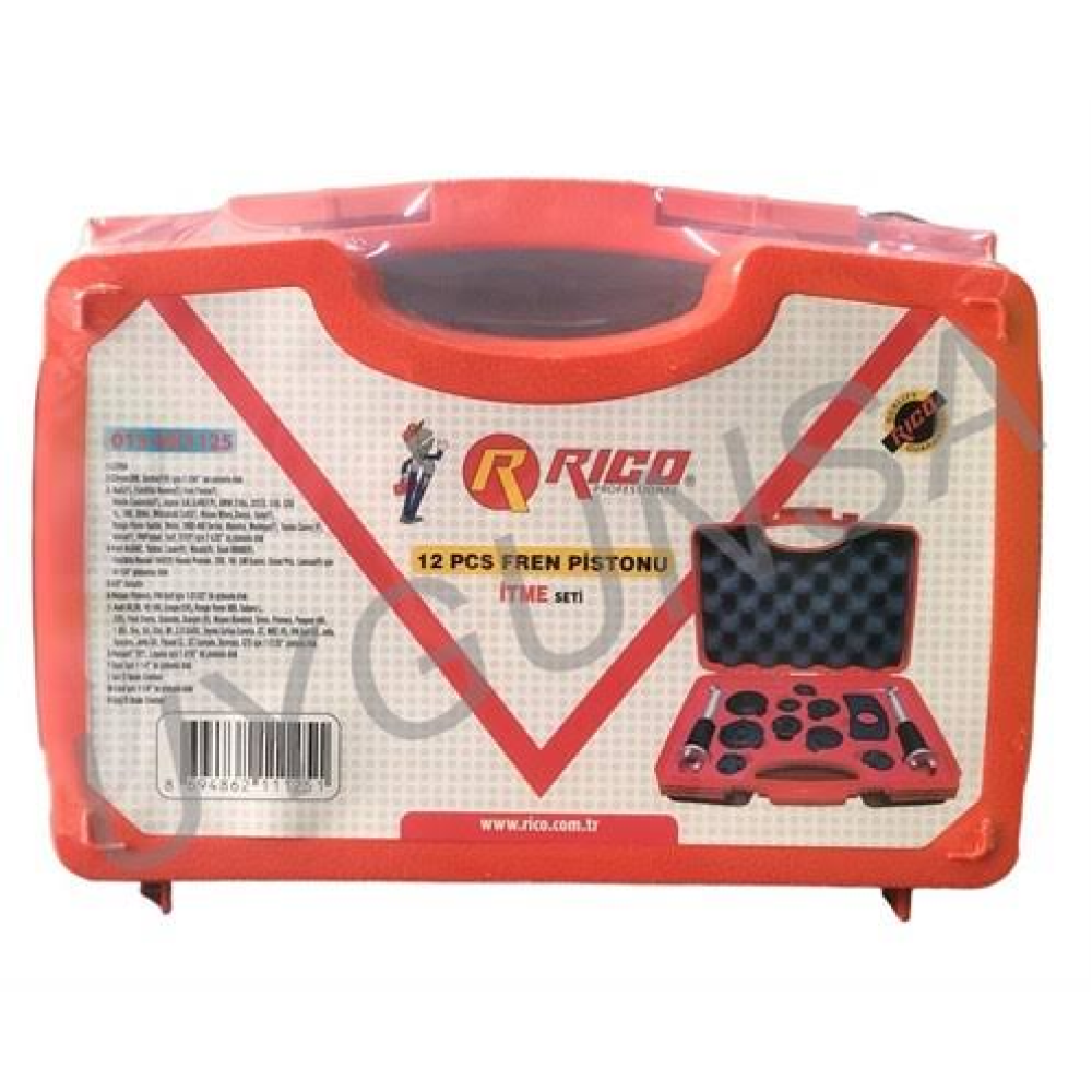 Rico 12 Parça Fren Pistonu İtme Seti