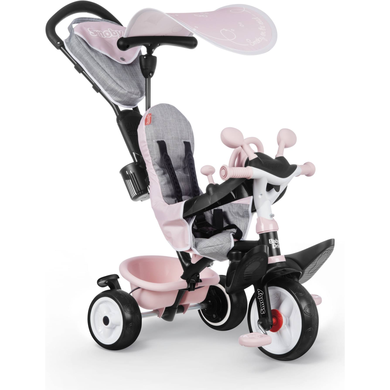 Smoby Baby Driver Comfort 3'Ü1 Arada Bisiklet Seti - Pembe 741501