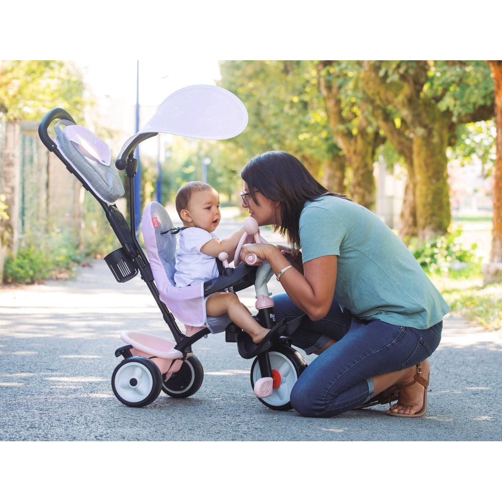 Smoby Baby Driver Comfort 3'Ü1 Arada Bisiklet Seti - Pembe 741501