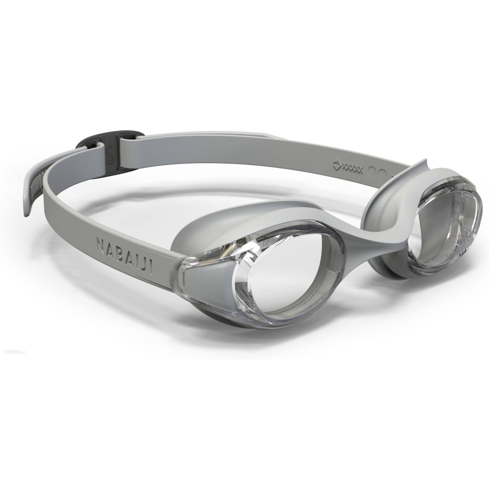 Yüzücü Gözlüğü Ayarlanabilir Kayış Standart Boy Gri 100 Ready Buğu Yapmaz ve Su Geçirmez