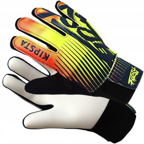 Decathlon Kipsta Çocuk Kaleci Eldiveni - Siyah / Sarı Kırmızı First