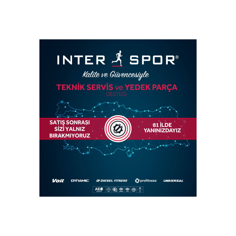 Dynamic E16 White Premium Manyetik Eliptik Bisiklet