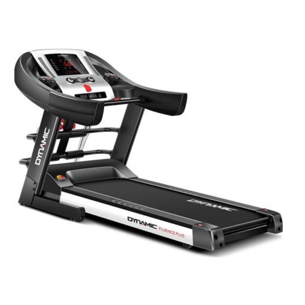 Dynamic Fluence Plus Motorlu Masajlı Koşu Bandı Siyah