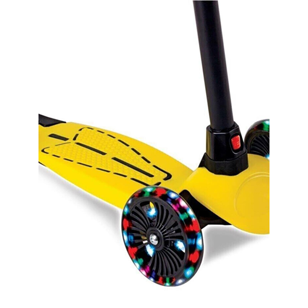 Furkan Toys Dragon Sarı LED Işıklı Scooter