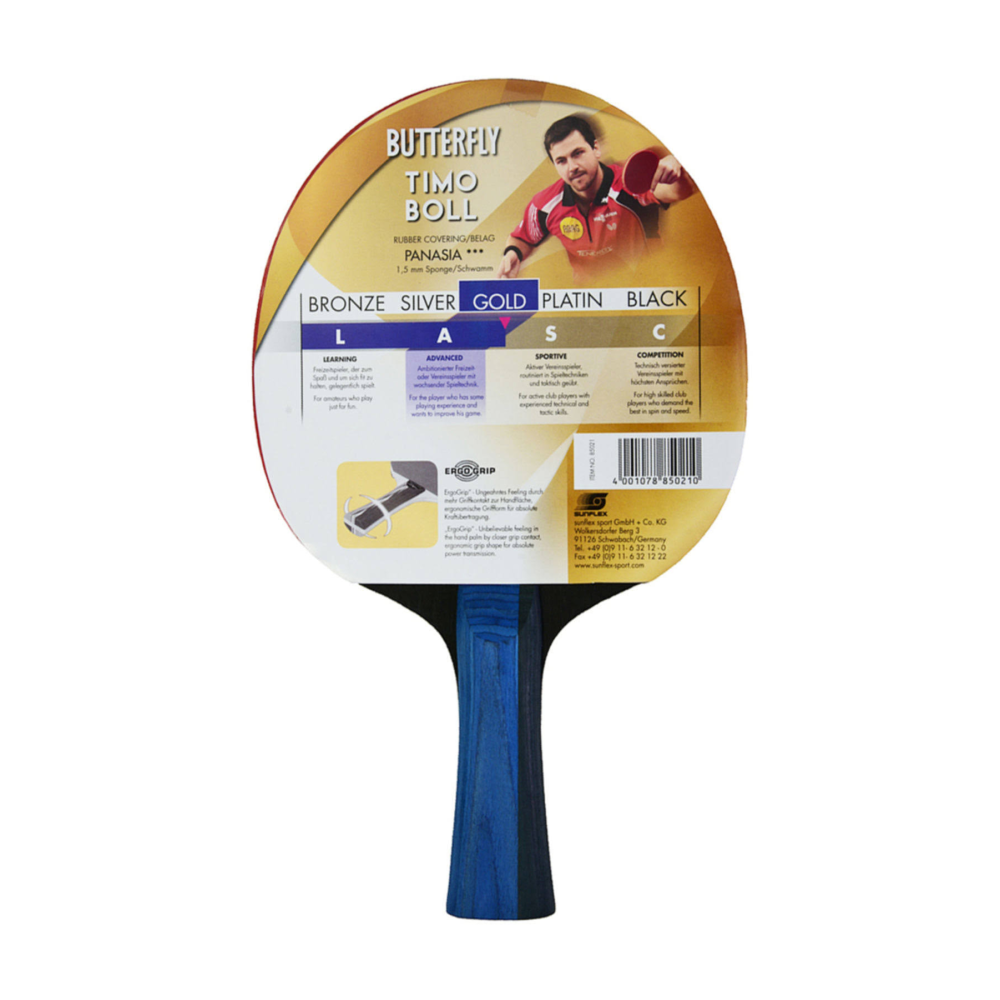 BUTTERFLY Timo Boll Gold Masa Tenisi Raketi