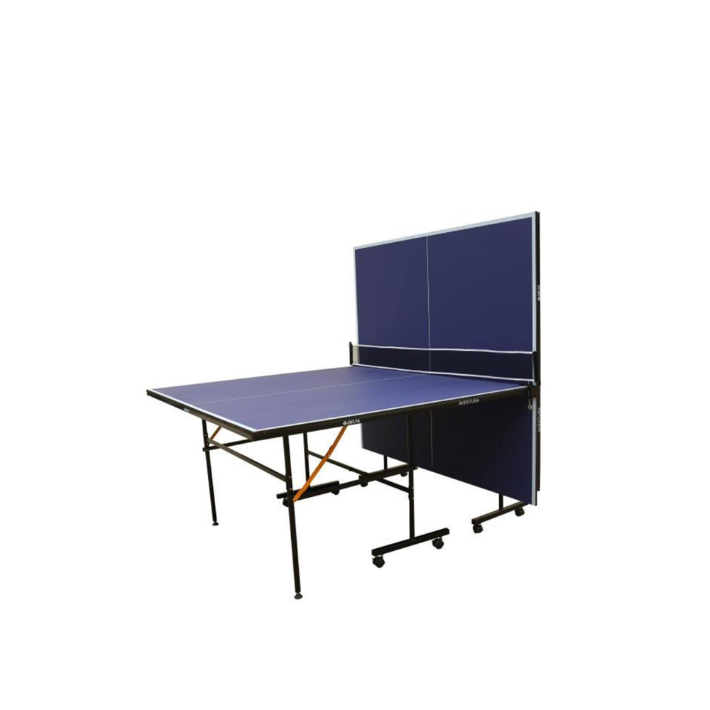 Delta Aventura Mavi Masa Tenisi Masası Ağ - Demir + 2 Raket + 3 Top