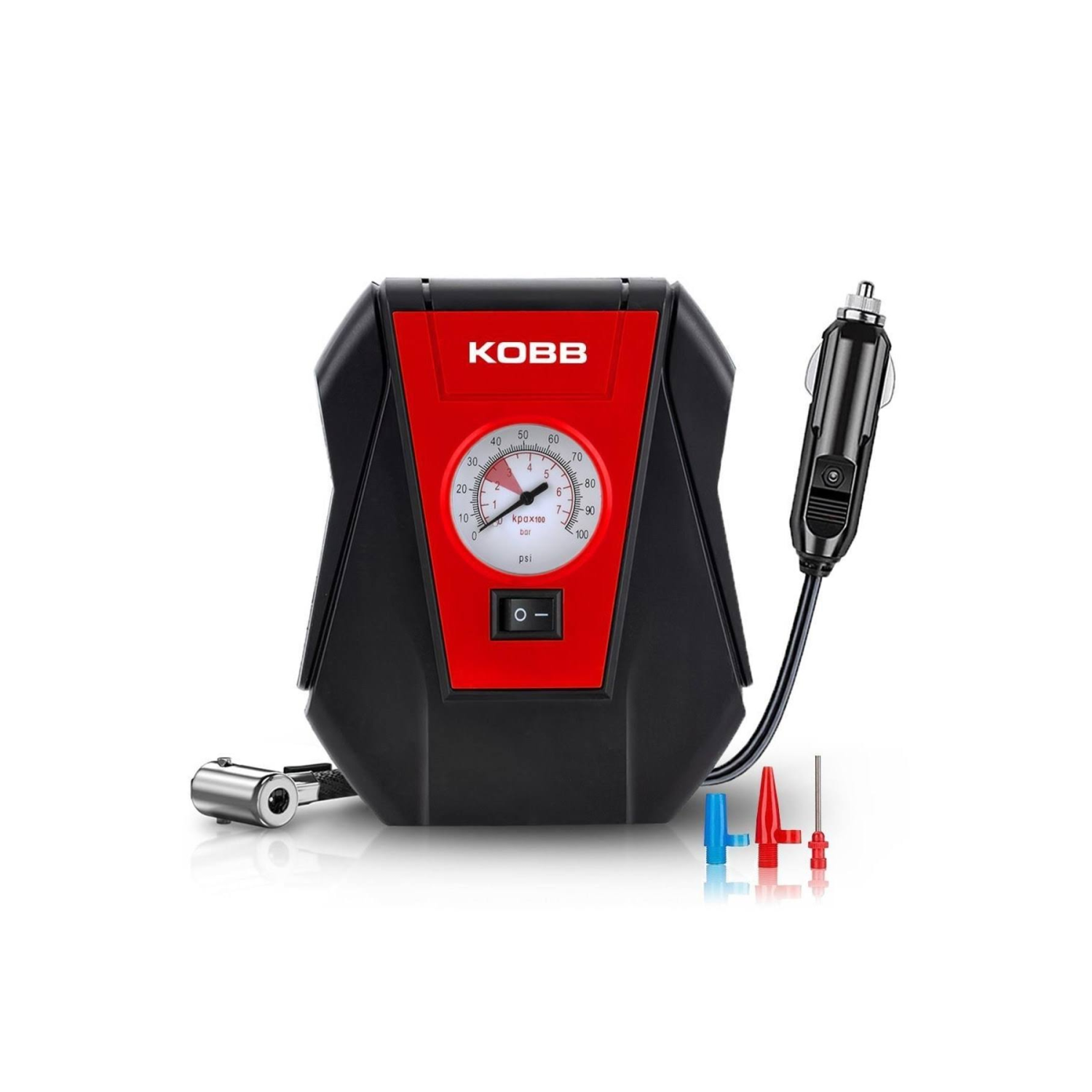 KOBB Kb100 12Volt 100 Psı Analog Göstergeli Hava Lastik Şişirme Pompası