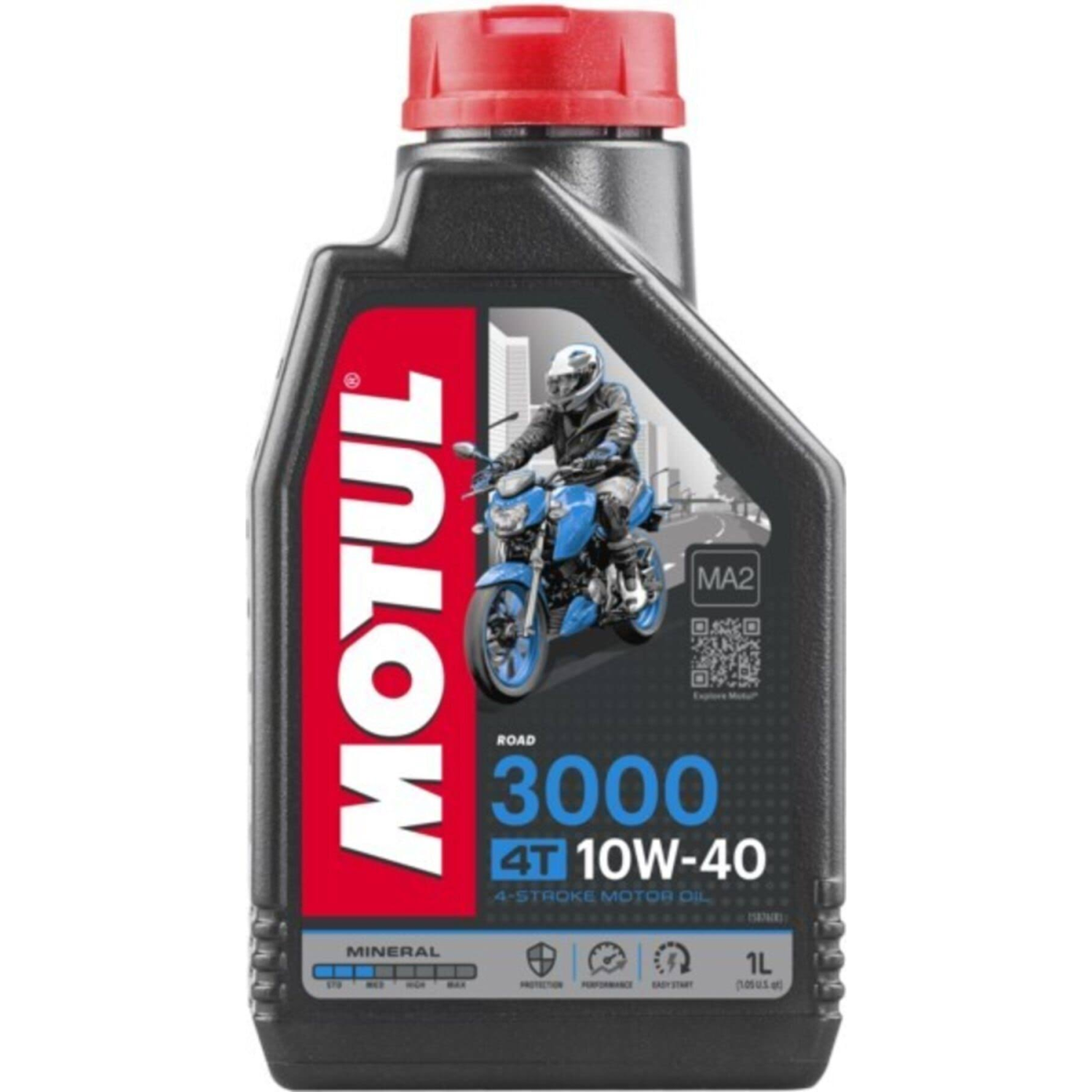 3000 10w40 4t - 1l Motor Yağı..motul