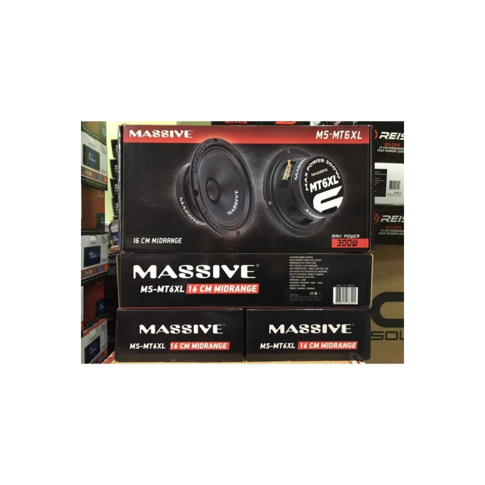 MASSIVE MS-MT6XL 300 W 100 RMS 16 CM MİDRANGE