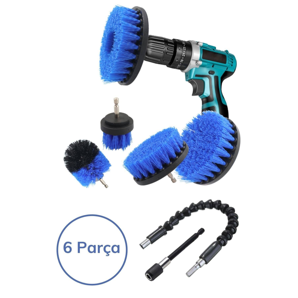 BUFFER Matkap Ucuna Takılan Temizleme Fırçası (6 Parça)