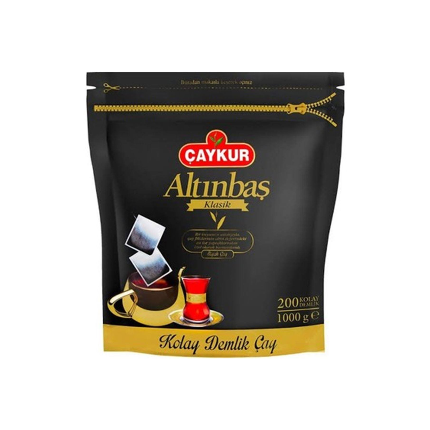 Çaykur Altınbaş 5 gr 200'lü Demlik Poşet Çay-1 KG