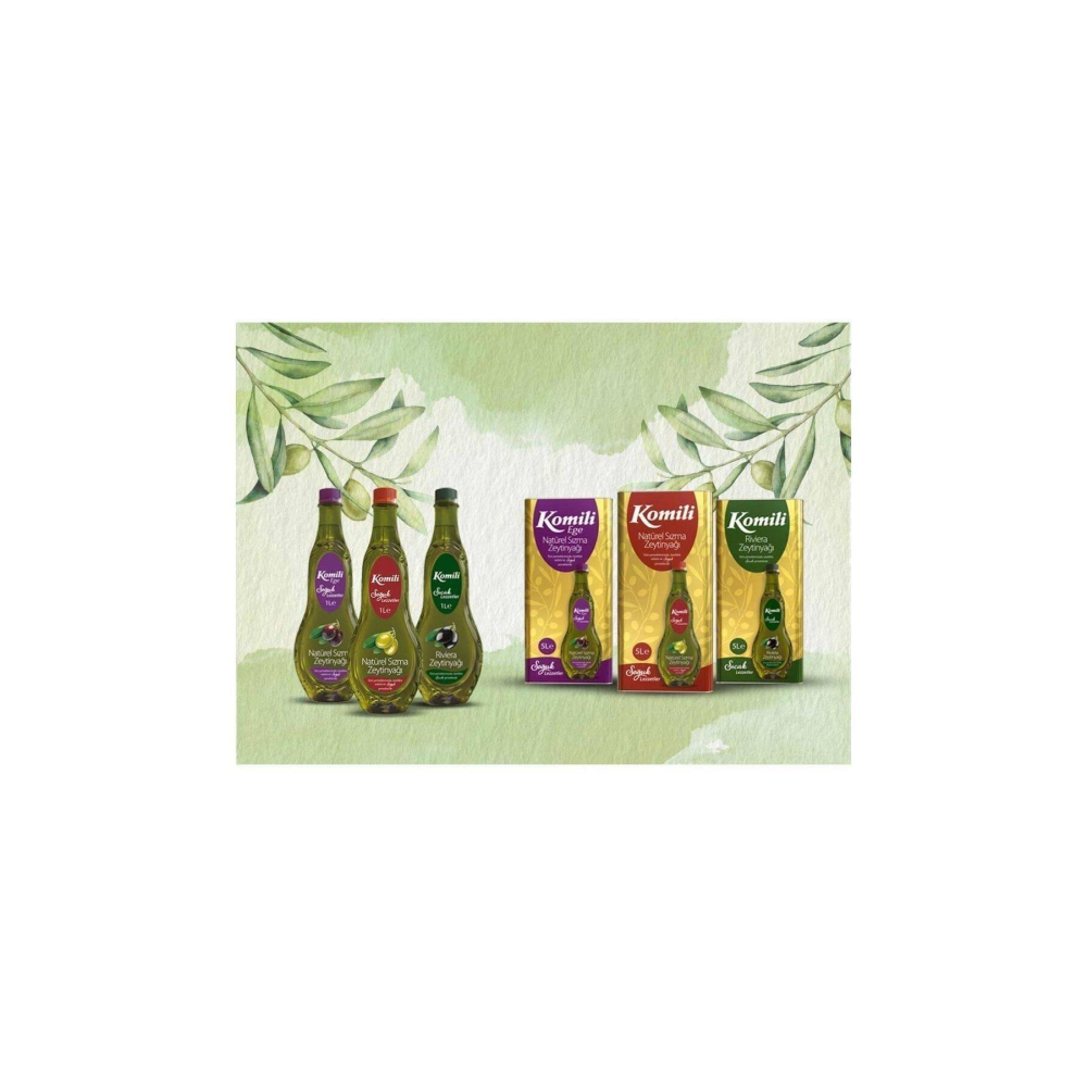 Komili Ege 5 Lt Sızma Zeytinyağı