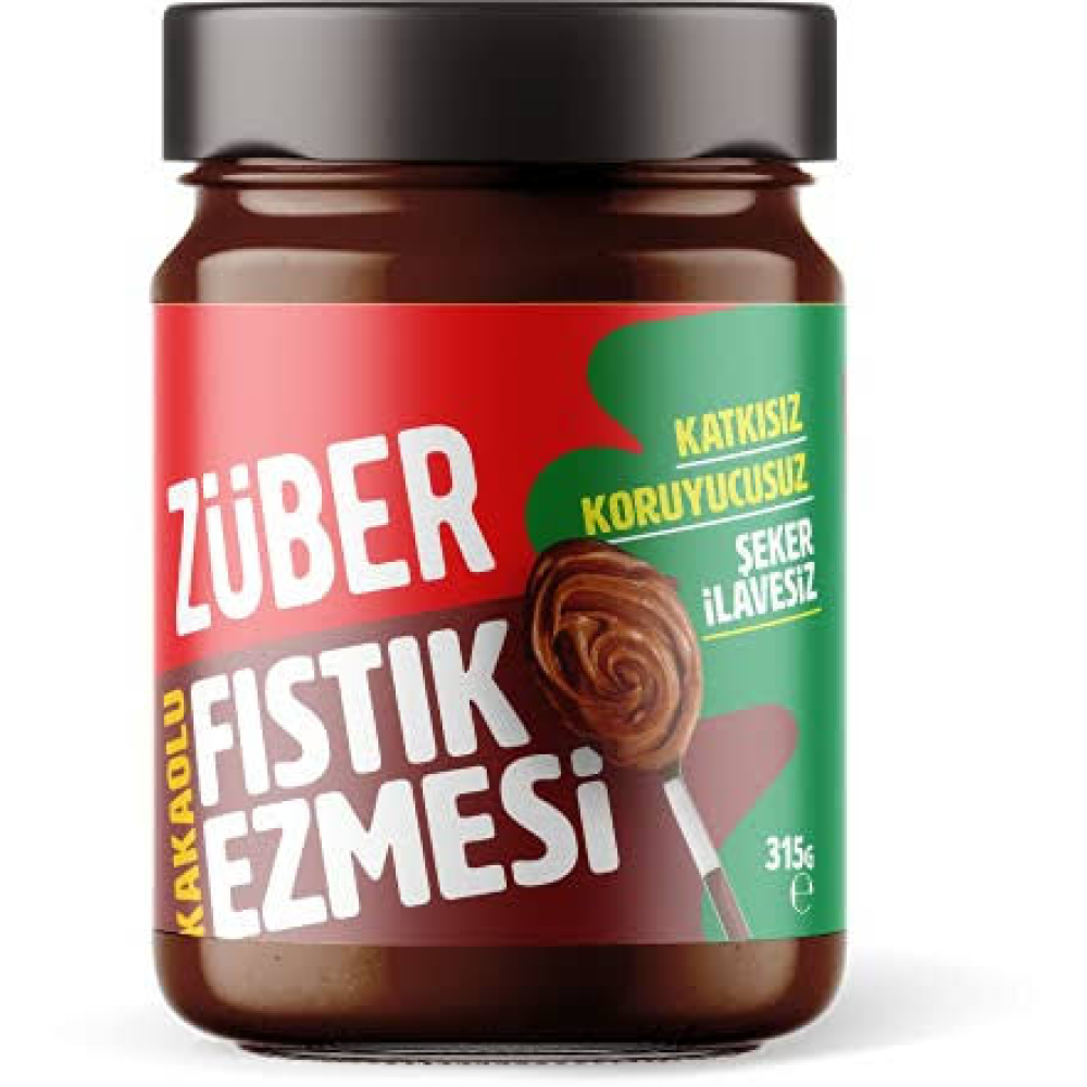 Züber Kakaolu Fıstık Ezmesi 315 Gr X 3 Adet