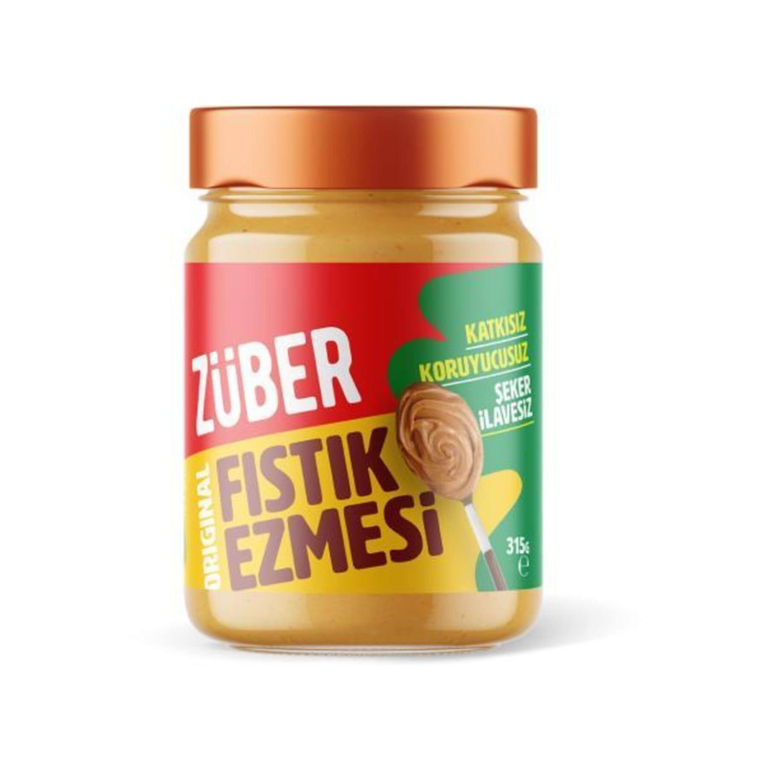 Züber Original Fıstık Ezmesi 315 Gr X 3 Adet