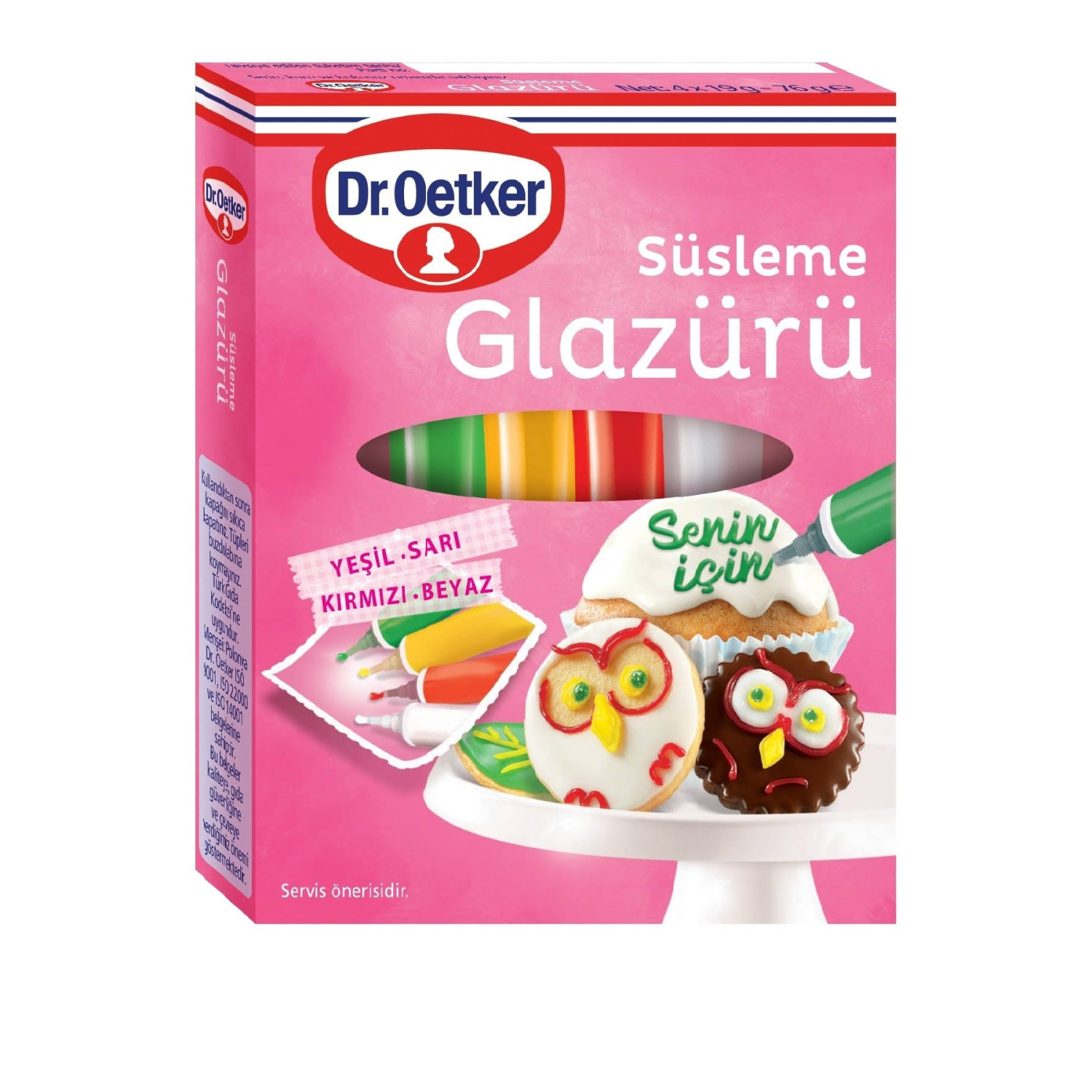 DR. OETKER SÜSLEME GLAZÜRÜ 76 GR