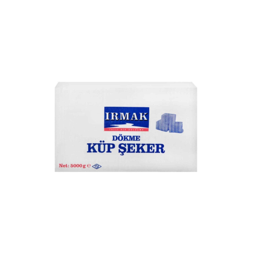 Irmak Dökme Tek Sargılı Küp Şeker 5 Kg