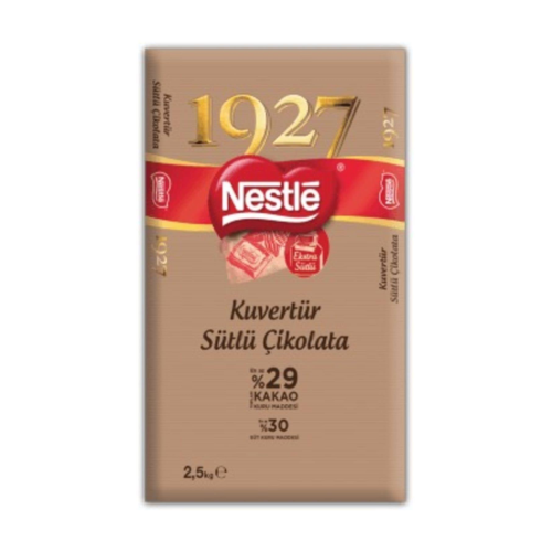Nestle 1927 Sütlü Kuvertür Çikolata 2.5kg