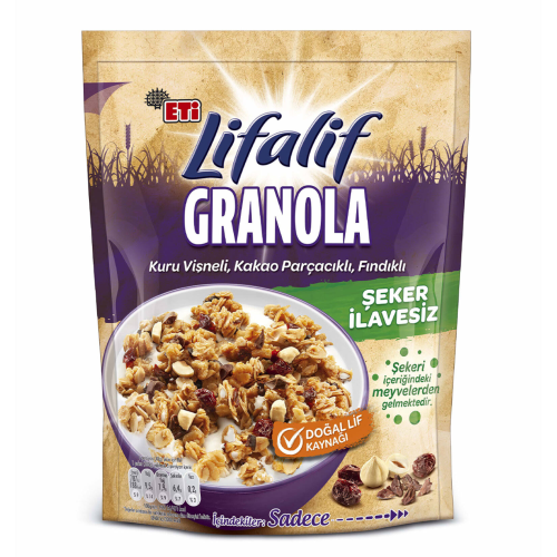 Eti Lifalif Granola Vişneli Kakaolu Fındıklı 200 g