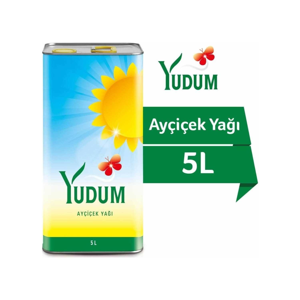 Yudum Ayçiçek Yağı 5 LT