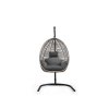 150 Kg Kapasiteli Antrasit Gri Makrome Tek Kişilik Bahçe Salıncağı