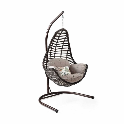 Milas Tekli Rattan Bahçe Balkon Salıncağı