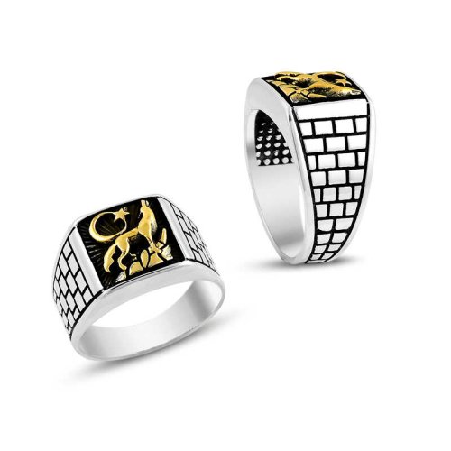 Bozkurt Erkek Gümüş Yüzük