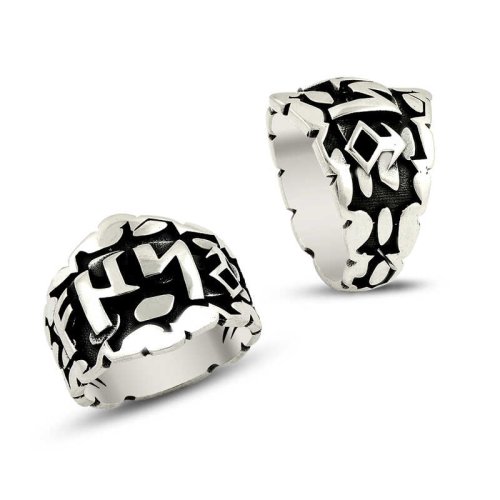 Türk Yazılı Erkek Gümüş Yüzük