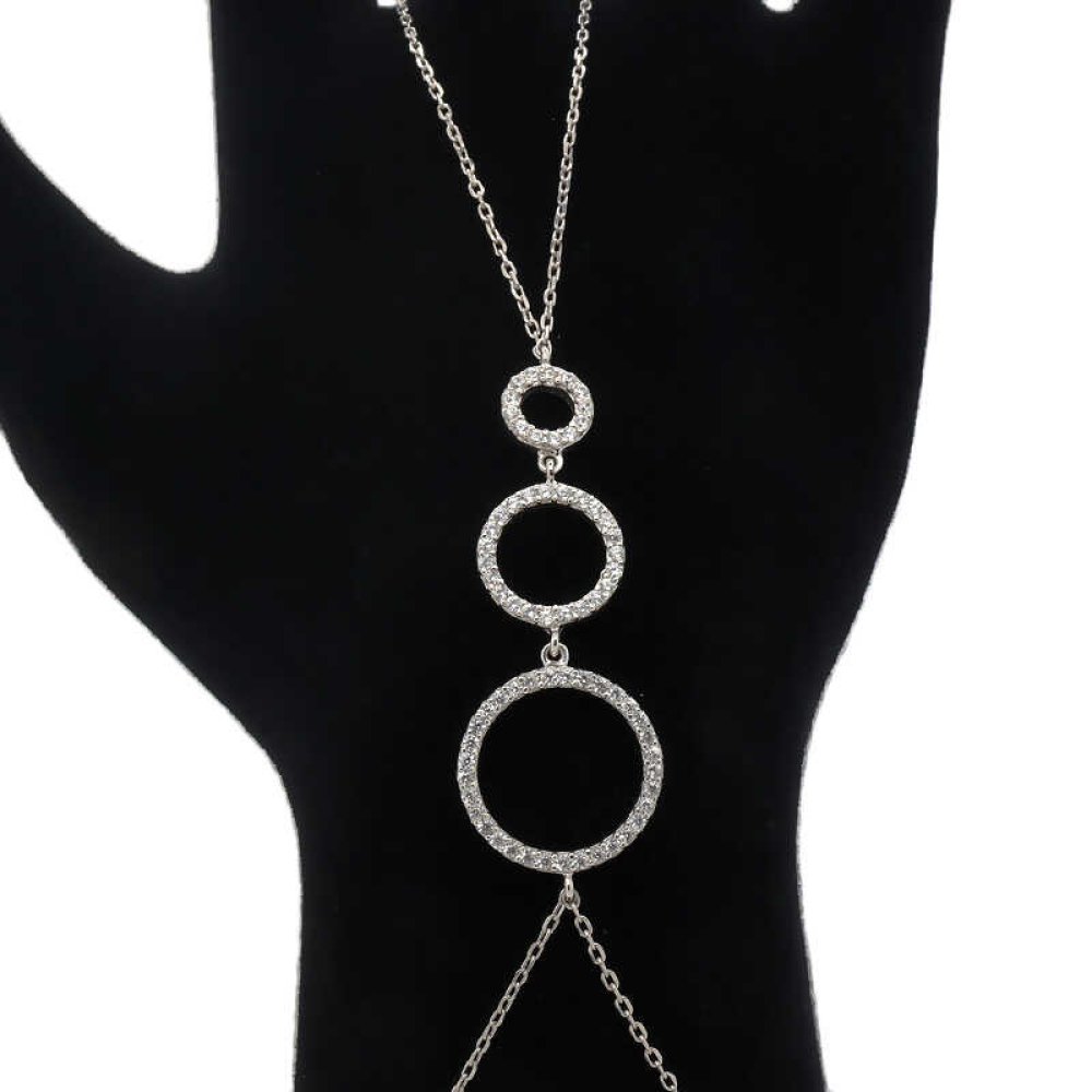 Yuvarlak Üçlü Gümüş Şahmeran