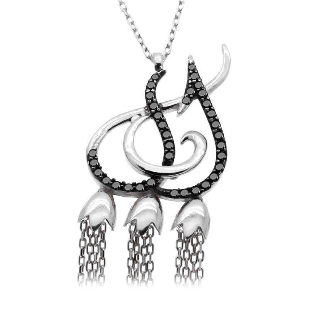 Mevlana Ol Kolleksiyonu Beyaz Gümüş Kolye