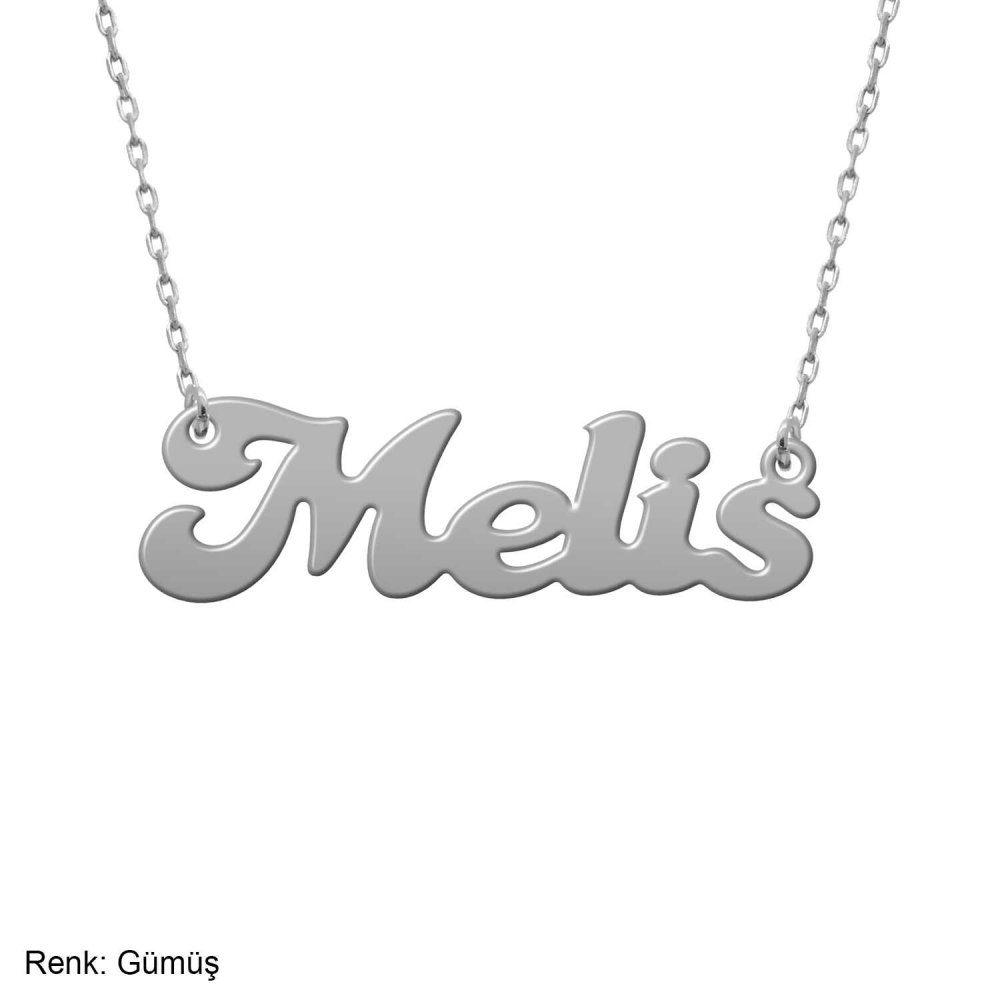 Kişiye Özel İsimli Gümüş Kolye