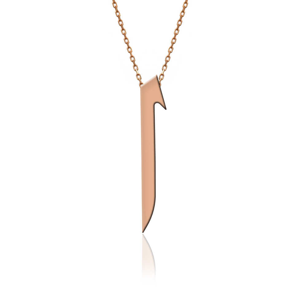 Rose Sade Elif Gümüş Kolye