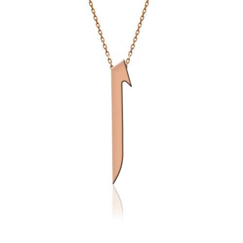 Rose Sade Elif Gümüş Kolye