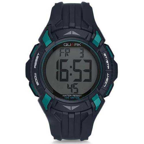 QUARK QU-16712-03 ALARMLI IŞIKLI DİJİTAL ERKEK KOL SAATİ