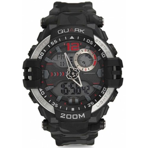 Quark QU-17732-A 200 M Su Geçirmez Kamuflaj Model Erkek Kol Saati