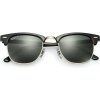 Ray-Ban Rb3016 901/58 51 3P Clubmaster Polarize Unisex Güneş Gözlüğü