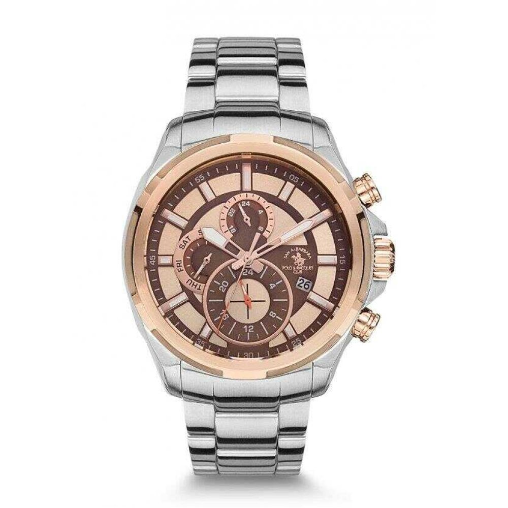 SANTA BARBARA POLO SB.7.1120.5 ÇELİK TAKVİMLİ ERKEK KOL SAATİ