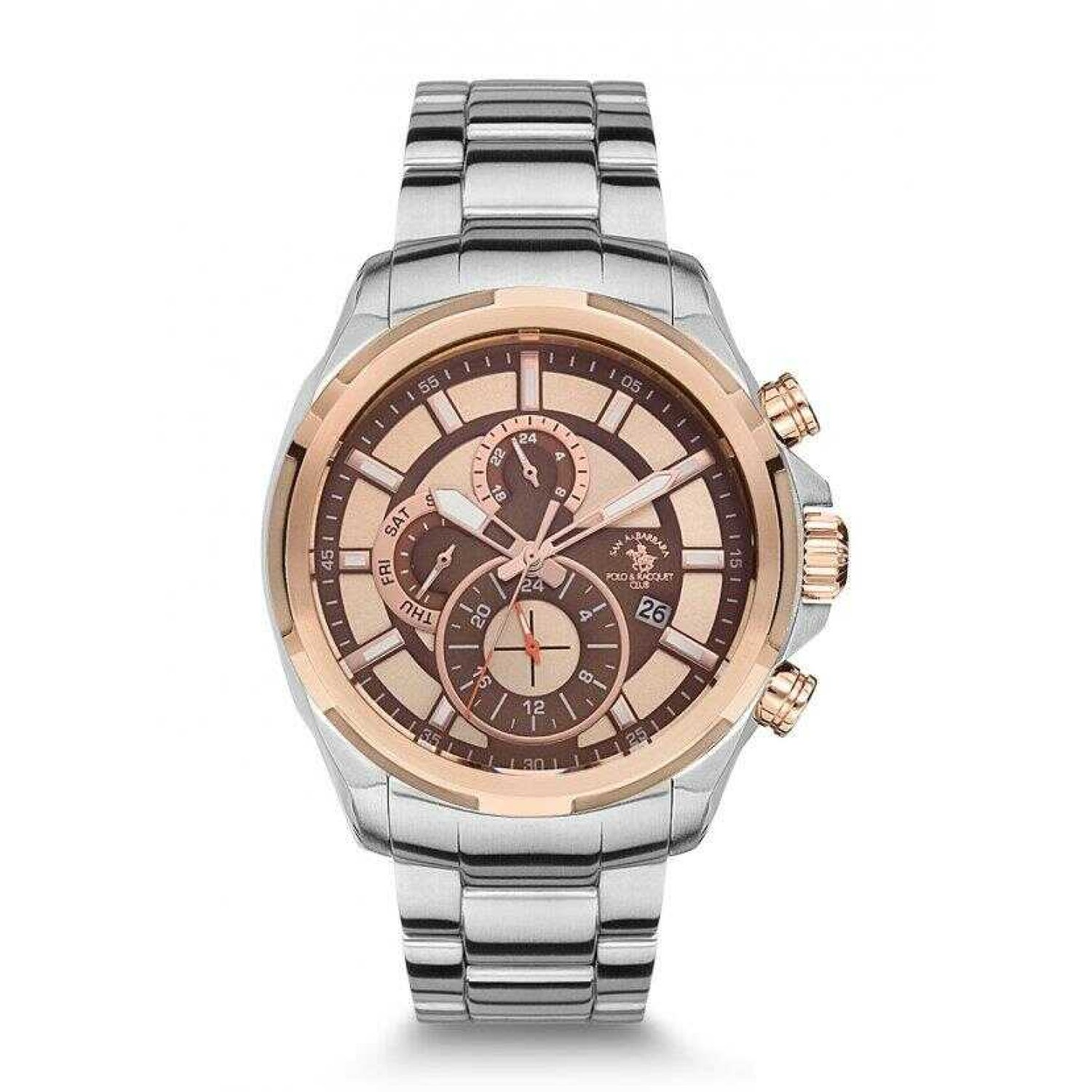 SANTA BARBARA POLO SB.7.1120.5 ÇELİK TAKVİMLİ ERKEK KOL SAATİ